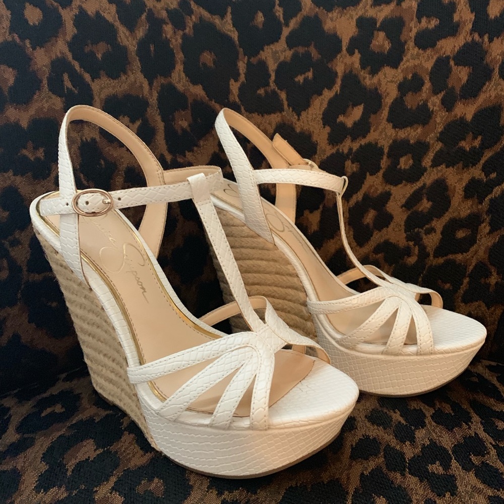 Jessica Simpson espadrille wedge sandals